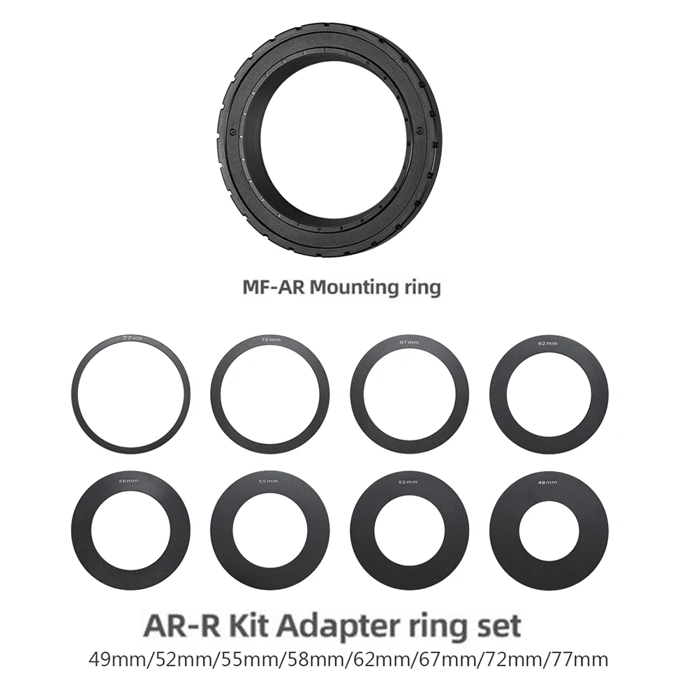 Godox MF12 Macro Flash Accessories MF-AR AR-R Mounting Ring MF-CB Round Adapter MF-11C MF-11T Color Filters Cold Shoe Adapter