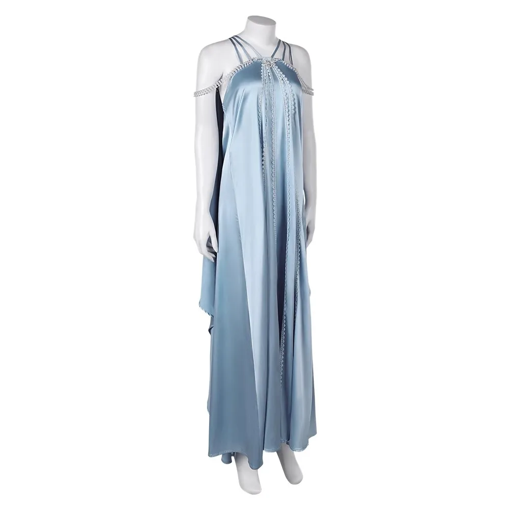 Padme Cosplay Amidala Movie Space Battle Women Costume Dress Nightdress Sleep Dress Adult Women Halloween Party Daily Outfits