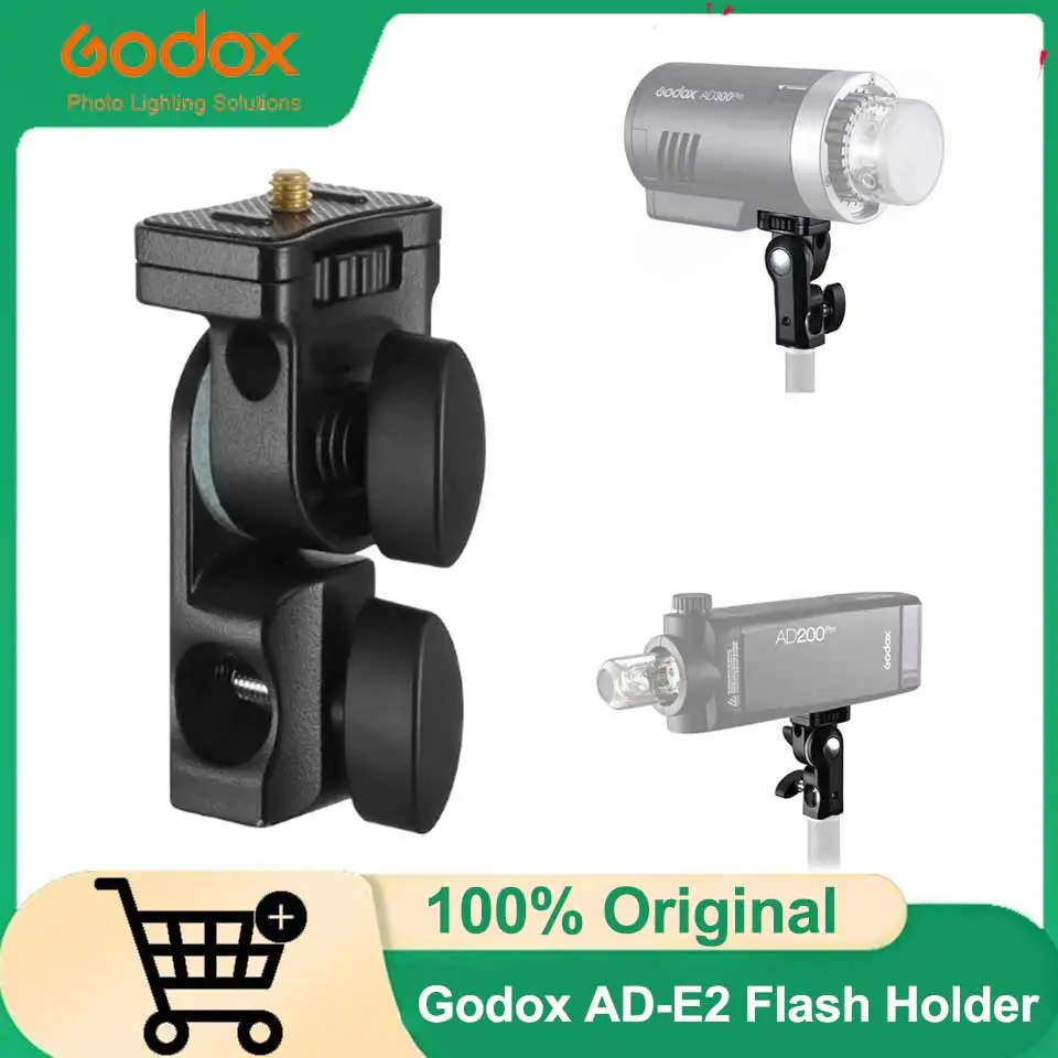 Godox AD-E2 Flash Holder Metal Bracket with 1/4