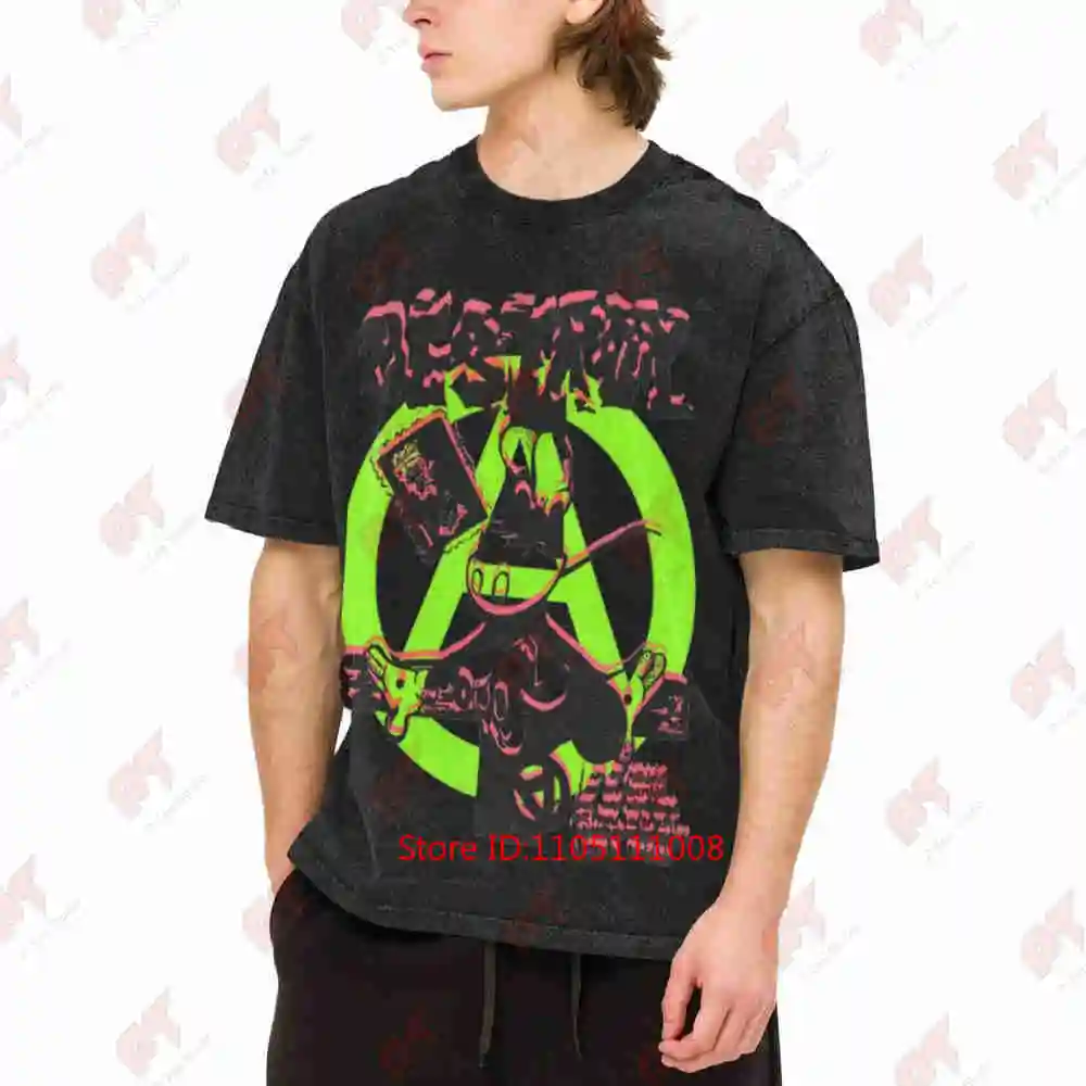 Crucified Mick E Destroy Seditionaries Style Vintage Washed Tee Pure Cotton T-Shirt