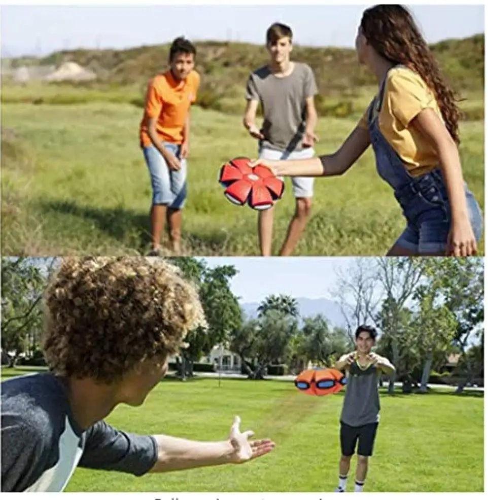 كرة قدم تفاعلية ممتعة للكلاب الصغيرة الكبيرة والقطط والأطفال والخارجية واللعب الداخلي والتخييم والشاطئ والحديقة لعبة مجموعة الأنشطة