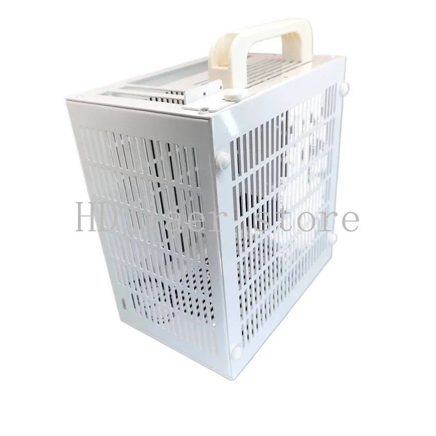 

All Aluminum ITX Small Computer Case JXK Stand Up Portable Plug-in Graphics Card SFX Power Supply Thickened 8.5L