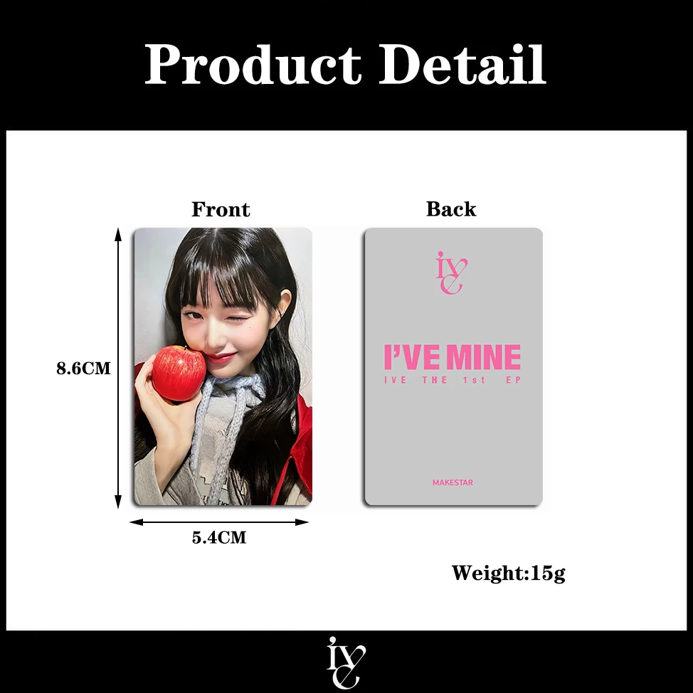 1VE Girl Group MS2.0 Little Red Riding Hood Special Collection Card Yujin Gaeul Wonyoung LIZ Rei Leeseo Peripheral Cards