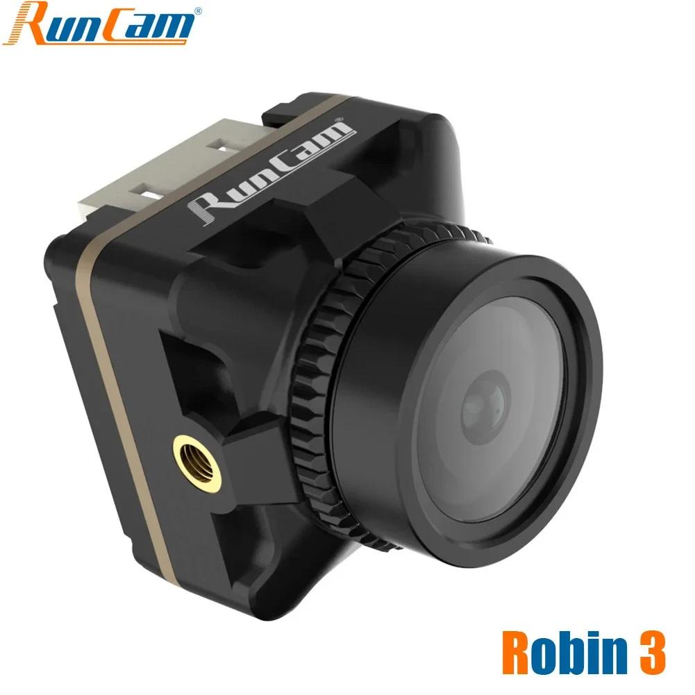 RunCam Robin 3 เซ็นเซอร์ CMOS 1/3 นิ้ว ความละเอียด 1200TVL มุมมองภาพ D:150 °   H:120 °   วี:87 °   กล้อง FPV ขนาด 19*19 มม. สำหรับโดรนแข่ง RC FPV ควอดคอปเตอร์