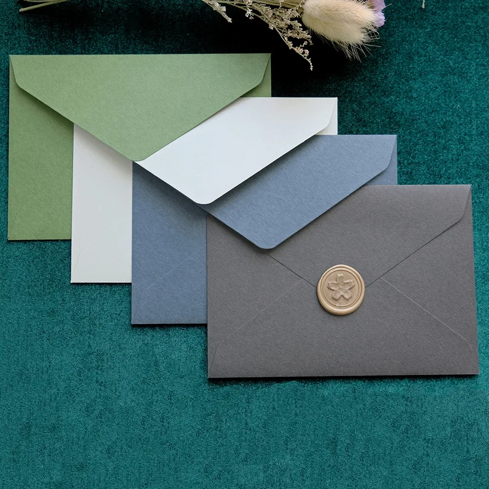 

20pcs/lot Vintage Velvet Texture Western Business Envelopes C6 Envelope for Letters Envelopes for Wedding, Party Invitation