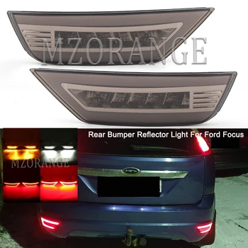 For Ford Focus 2 MK2 Escape Kuga LED Rear Bumper Reflector Light Ford Focus Hatchback 2009-2013 Rear Signal Fog Lamp 2pcs