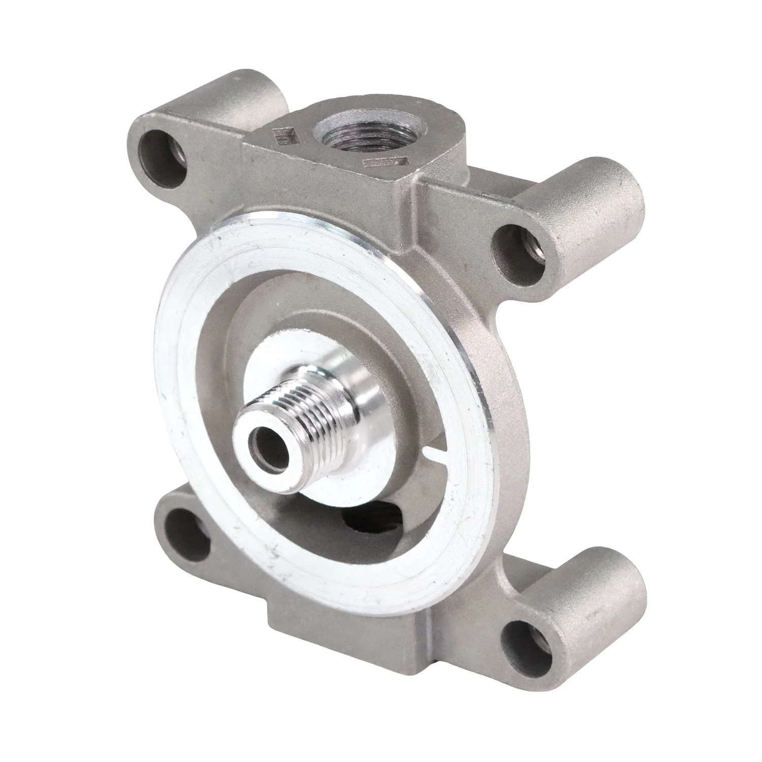 DPGKITS 1pc ディーゼルエンジンリモートマウント冷却フィルターヘッド 204163 カミンズ猫ディーゼルエンジン修理交換部品に適合