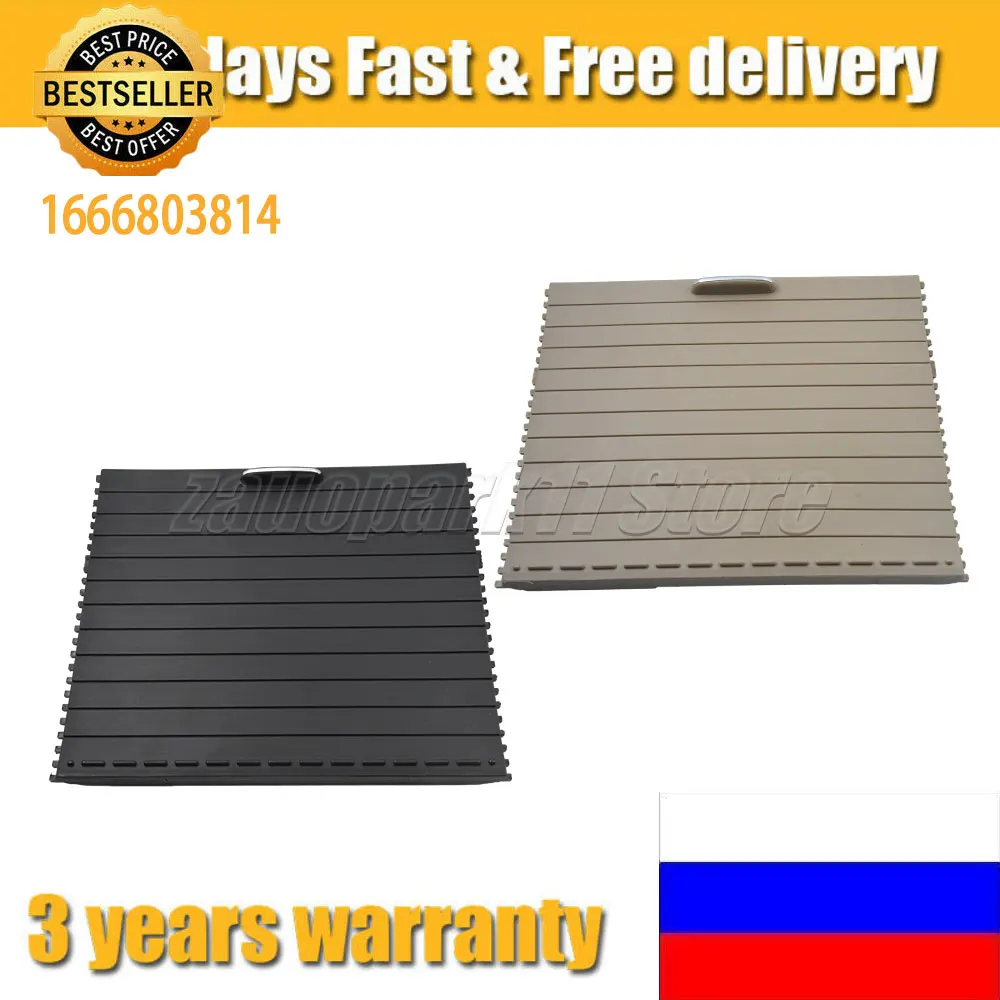 

For Mercedes Benz Center Console Roller Blind Cover Black Fits ML GL GLS GLE Class W166 1666805802 1666803814