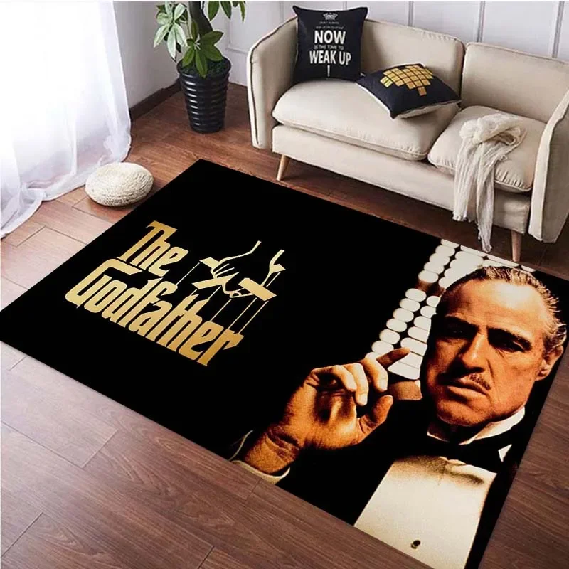 

15 Sizes Movie The Godfather Living Room Carpets Non-slip Bedroom Rugs Mat Birthday Gift Mat Soft Yoga Rug Play Mat Area Rugs