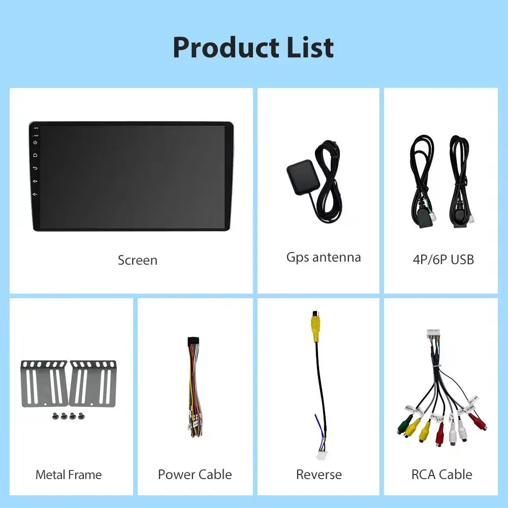 9/10inch 4Core T100 Universal Android Car Radio GPS Navigation Player With Carplay WiFi BT DSP Car Autoradio 2din Car Stereo