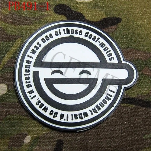 GHOST IN SHELL-STAND ALONE COMPLEX The Laughing Man 3D PVC Patch