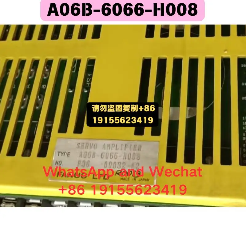 Used OEM disassembled parts A06B-6066-H008 Driver Functional test OK Quick delivery
