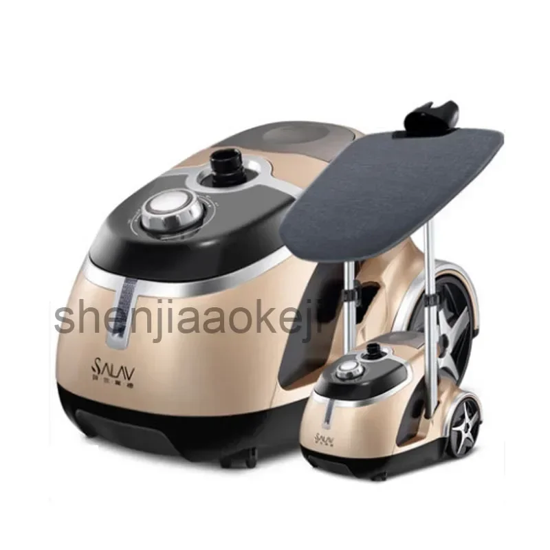 

Новый бытовой профессиональный отпариватель для одежды с двумя стержнями мощностью 1800 Вт/1,8 л с вращающейся гладильной доской с 6 уровнями пара/эластичный