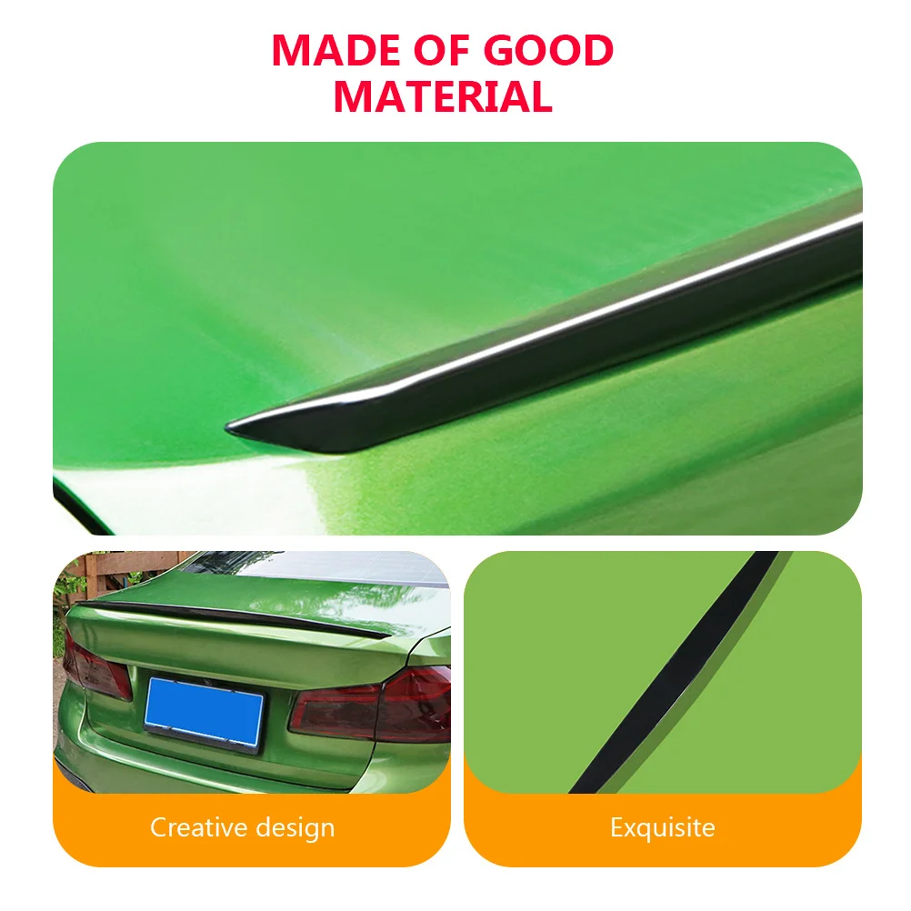 

Car Rear Tail Spoiler Small Size Durable Tpu Material Easy Install Auto Car Tail Wing Decor Vehicle Rear Spoiler