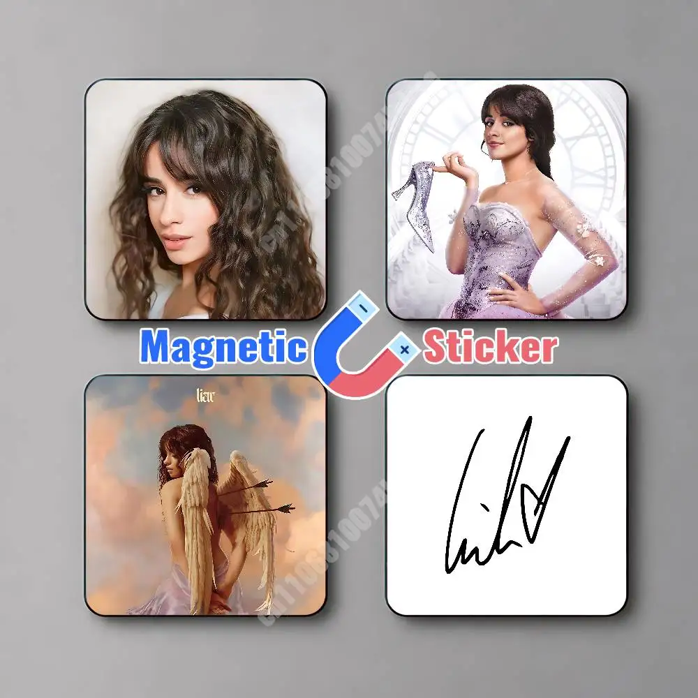 C-Camila Liar C-Cabello Cielo y Tierra, Adhesivo Magnético Reutilizable para Refrigerador, Calcomanía para Superficies Metálicas, Marcador Magnético