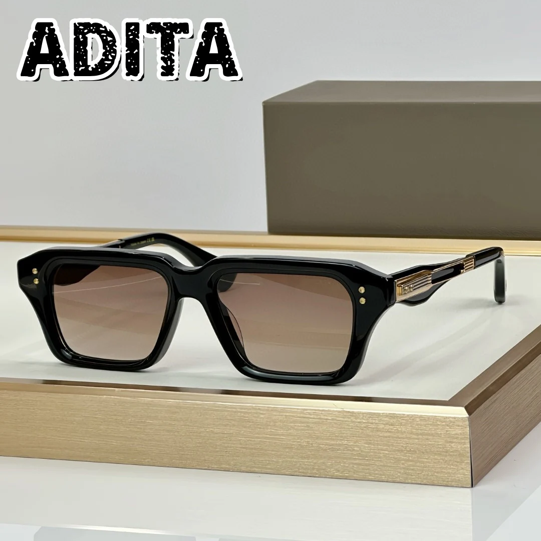 Hochwertige Sonnenbrille für Herren ADITA DETRON DT459 GRÖSSE 52-17 Titan-Stil, modisches Design, Sonnenbrille für Damen mit Box 9