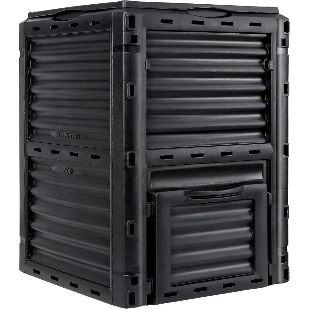 

Garden Compost Bin from BPA Free Material, Large Composting Bin Outdoor Composter, Easy Assembling,Fast Creation of Fertile Soil