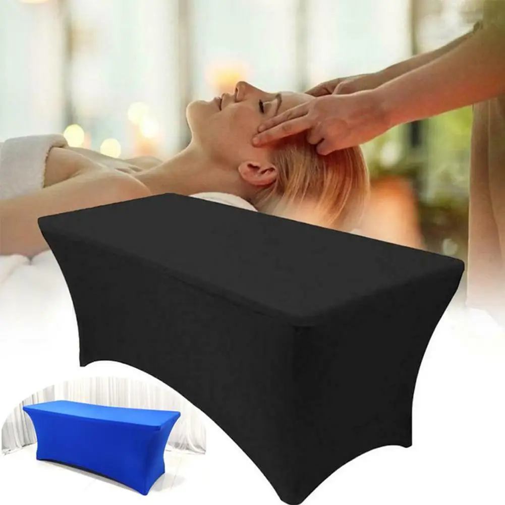 Beauty Salon Massage Elastic Bed Cover Sheet Four-sided High Stretch Wedding Hotel Birthday Table Cover Wrap Angle Bed Decro