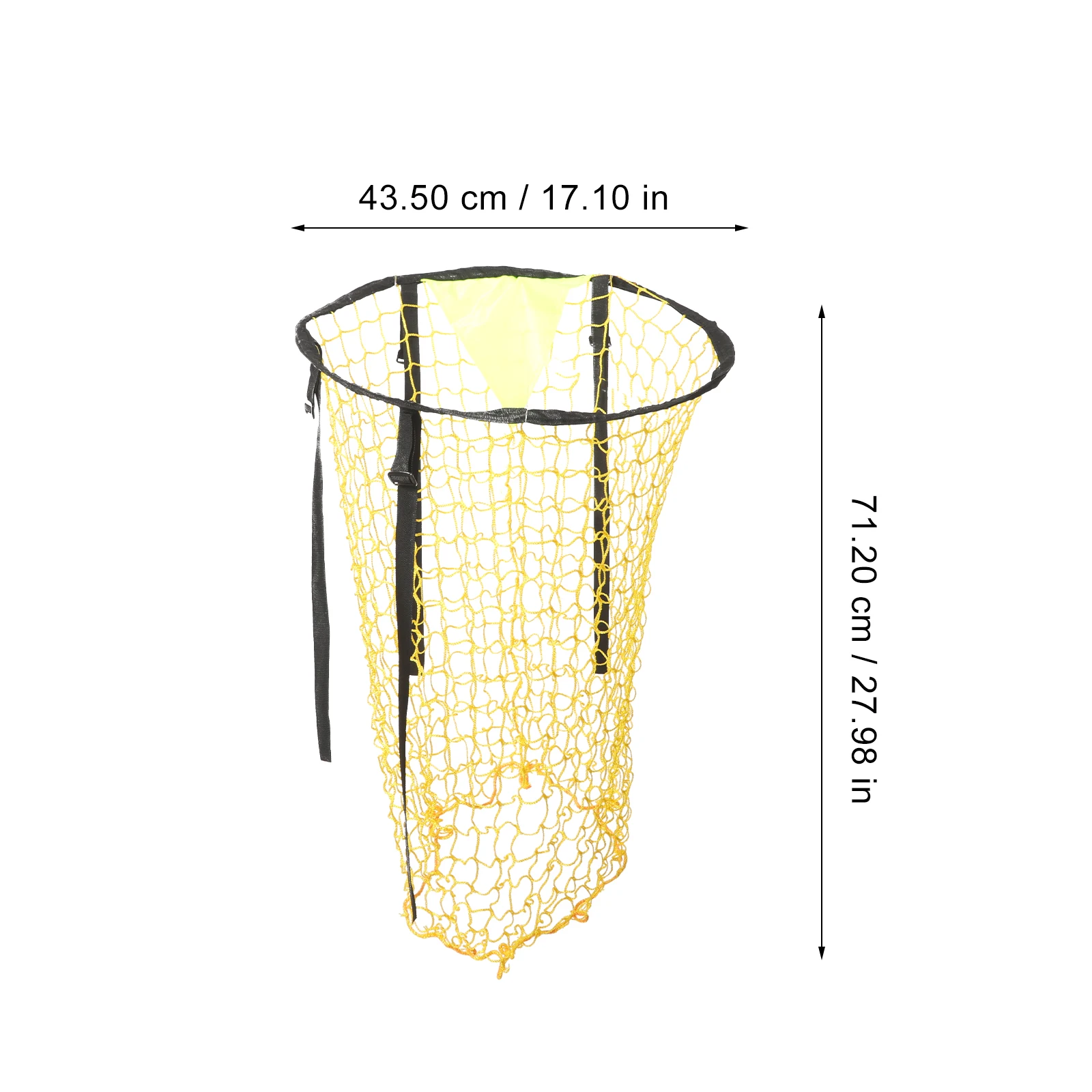 

Foldable Soccer Net Mini Goals Oxford Cloth Yellow Football Training Equipment Practice Nets for Indoor Outdoor Use