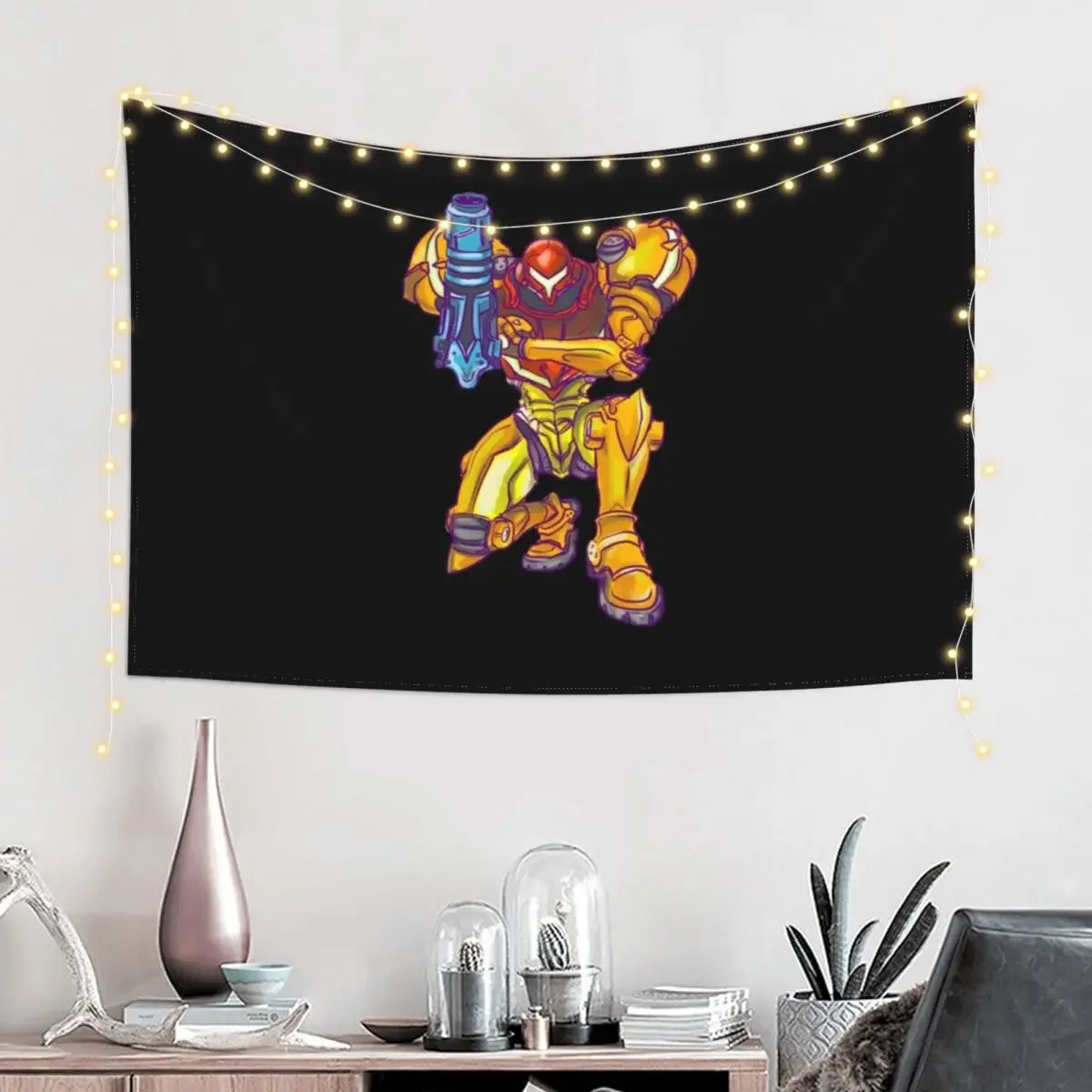 Samus Returns Samus Tapestry Things To The Room Hanging Wall Tapestry