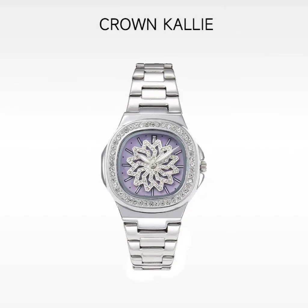 Crown Kallie - Rotating Relief Parrot Ladies' Watch Fashion Light Luxury Versatile High end Waterproof Watch