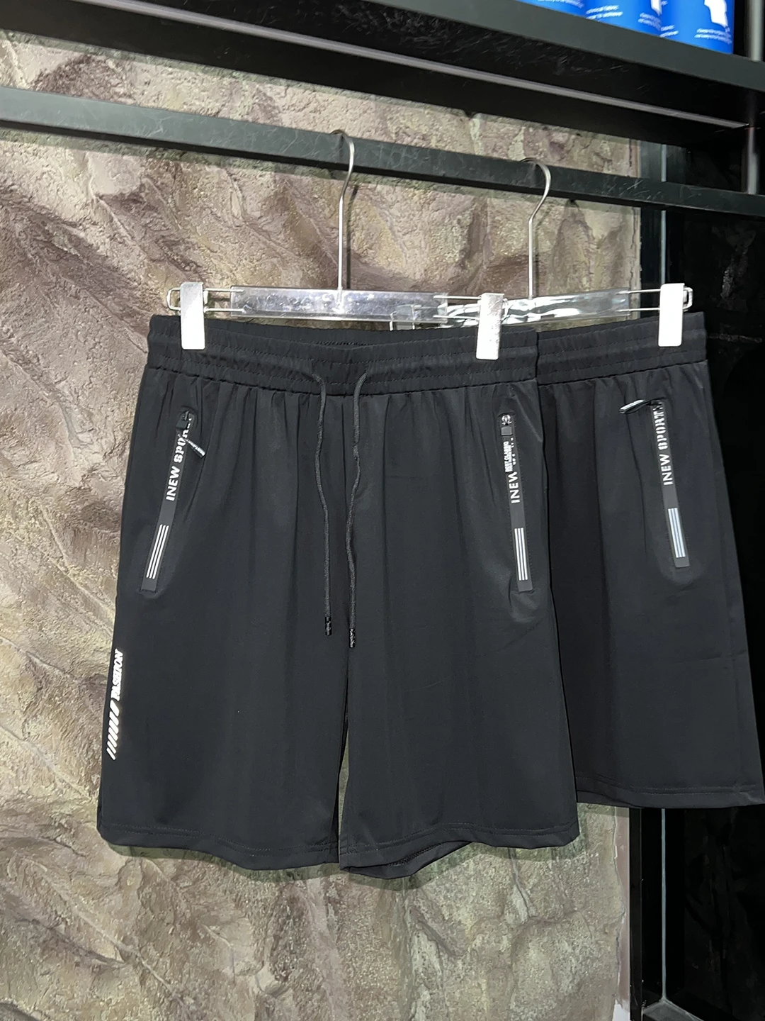 Verano al aire libre seda de hielo Qui seco transpirable alta elasticidad función deportiva orts pred cremallera Nylon LICRA pantalones casuales