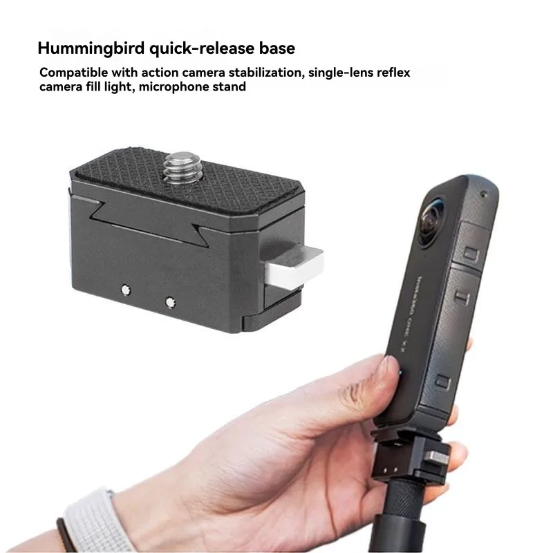 A37T-Quick Release Mounting Adapter For DJI Pocket 3 Panoramic Camera Kit Micro Single Fill Light Metal Components