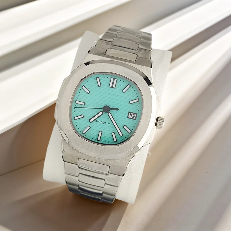 

NH35 watch compatible with Nautilus 8 color 40mm men's and women's stainless steel mechanical watch installation NH35 watch