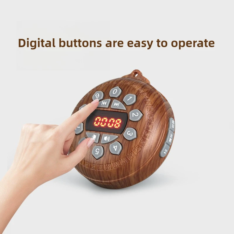 مشغل موسيقى منزلي كلاسيكي فاخر بحلقة 24 ساعة صوت صغير محمول قابل لإعادة الشحن #3