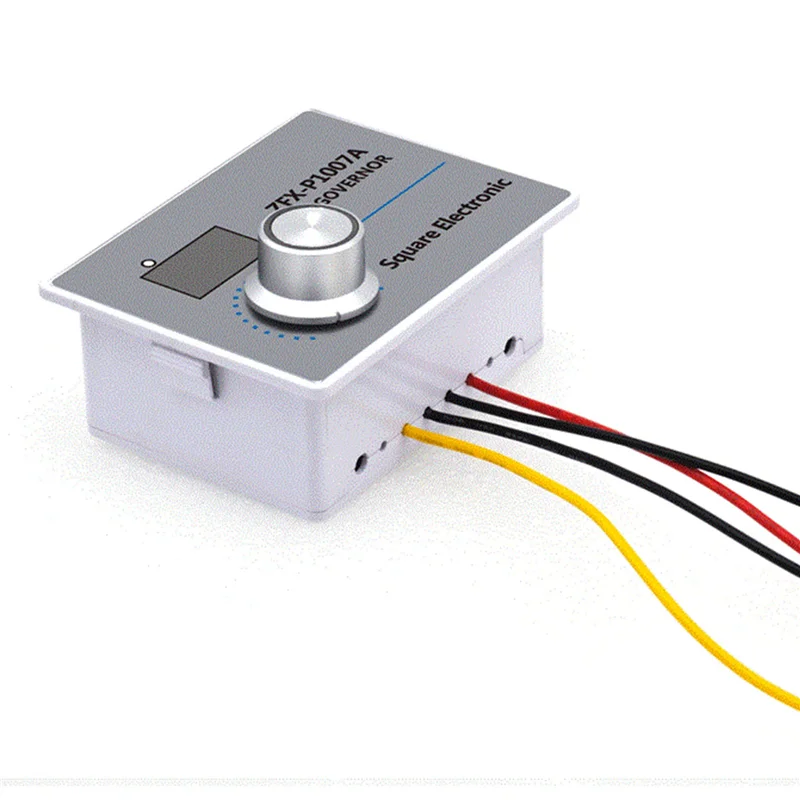 【Sleek Design】2X ZFX-P1007A Digital Display Speed Controller Waterproof Stepless Speed Regulator Governor 500W AC 220V Control S