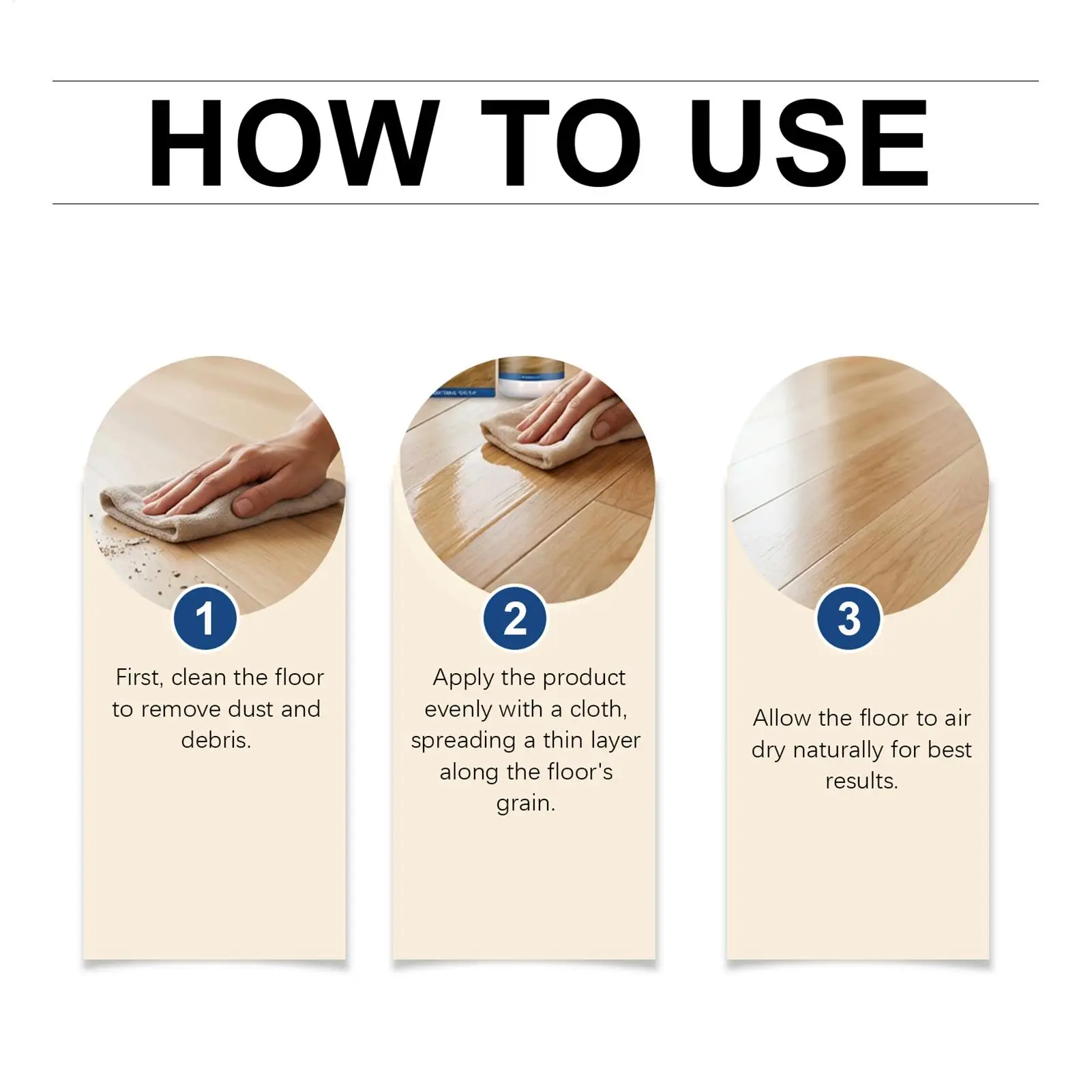 150ml DIY Floor Restorer & High-Gloss Polishing Scratch Remover For Hardwood, Laminate Tile, Multi-Surface Floor Shine Restorer