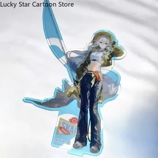 컬렉션 10cm 팬 선물 게임 Ulpianus Skadi 코스프레 애니메이션 피규어 아크릴 스탠드 모델 데스크 장식 스탠딩 사인 데스크탑 New