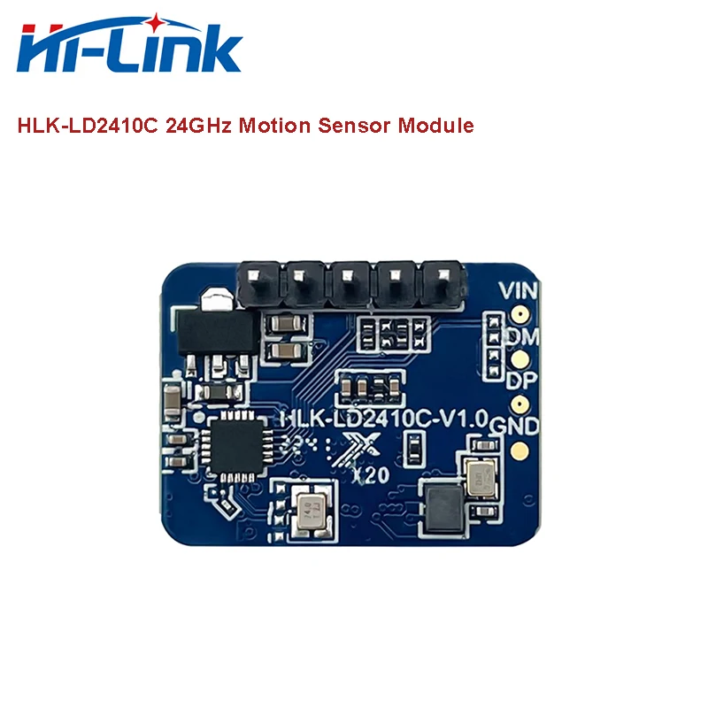 Hi-Link-Sensor Radar Pressão Humana, Módulo de Movimento, Tamanho Mini, LD2410, 5V, 24G mmWave