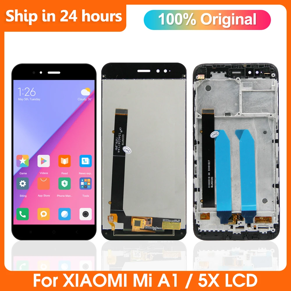 

5.5" ORIG Screen For Xiaomi Mi A1 LCD Display Touch Screen Digitizer Assembly Replacement For Mi 5X MiA1 Mi5X MDG2, MDI2