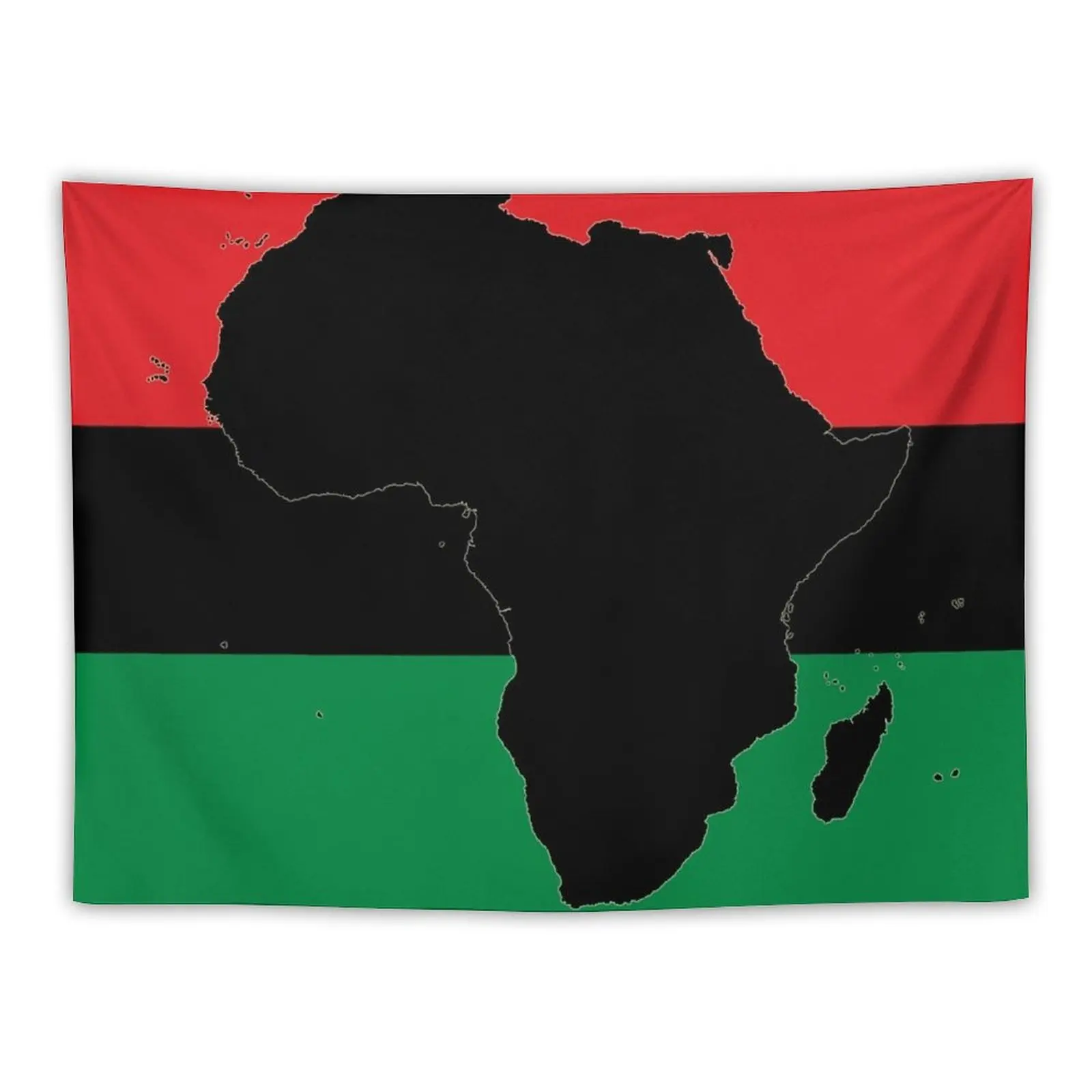 Symbol of Africa - Pan African Flag Tapestry Wall Decoration Items Things To The Room