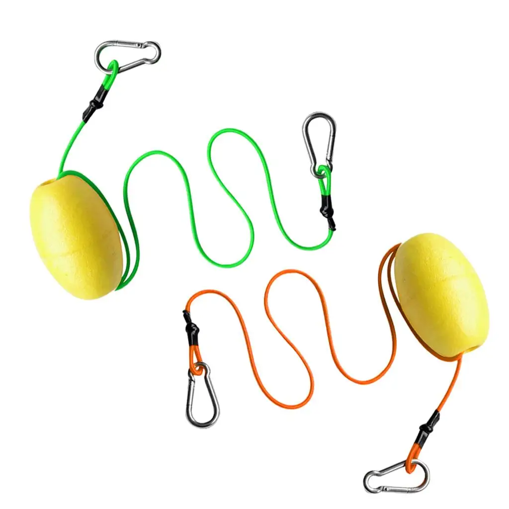 Kayak Tow Throw Line Foam Floating Rope Anchor Kayak Accessories Equipment with Buckles for Inflatable Kayak