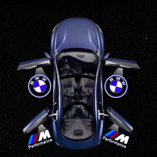 Lámpara con emblema de bienvenida para coche, luz LED para puerta con logotipo de coche, luz de sombra, proyector de luz fantasma, para BMW X1 X2 X3 X4 X5 X6