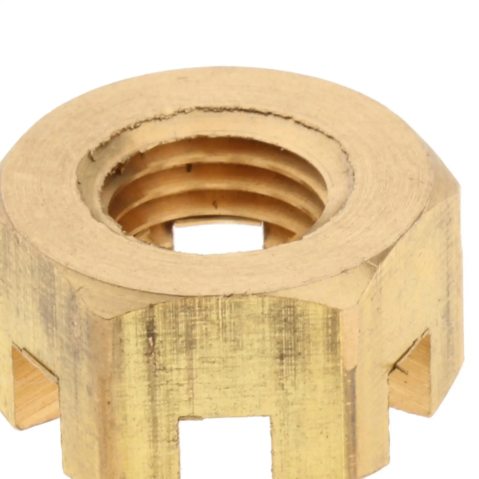 Reliable Metal Outboard Nut Castle Gold Engine Accessory for Parsun F15-06000016 Propeller Shaft