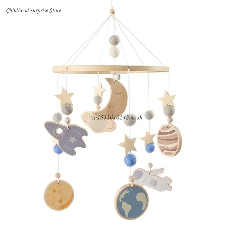 

Crib Hanging Pendant Infant Crib Mobile Rattle Bells Baby Nursery Room Ornament Dropship