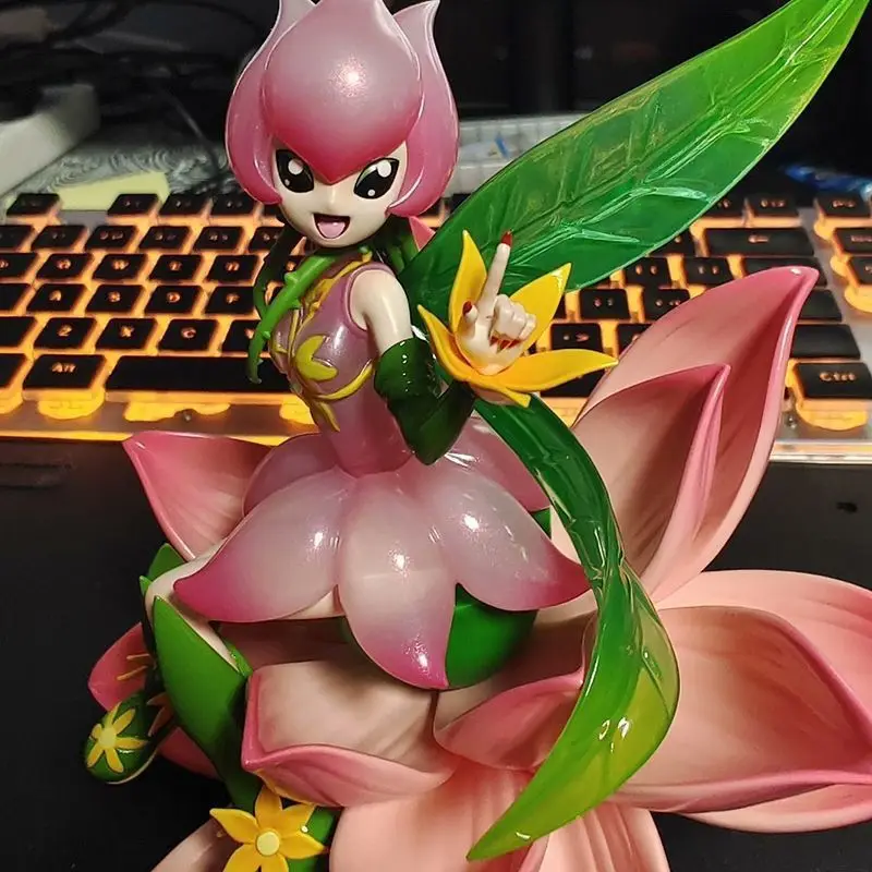 

Digimon New Century Game Peripheral Female Resonance Ornament Flower Fairy Beast Handmade Digital Tyrannosaurus Anime Model Gift