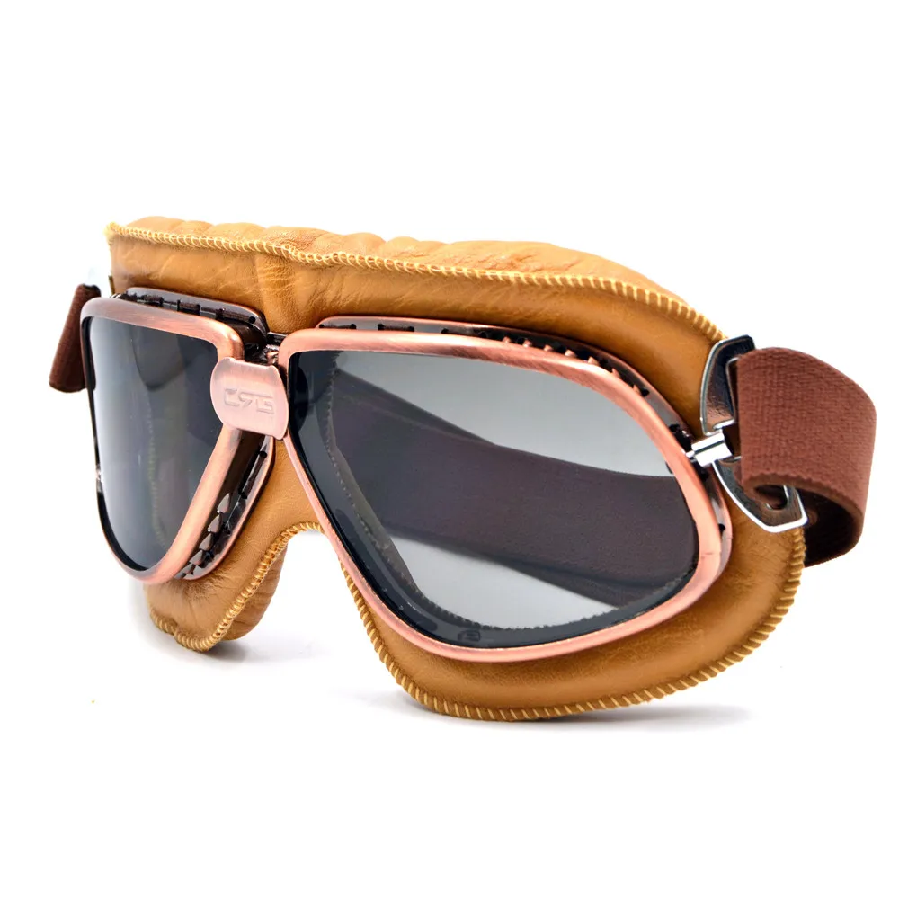 

Motorcycle Sunglasses Protective Helmet Goggles Vintage Moto Goggles Motocross Pilot Cruiser Glasses