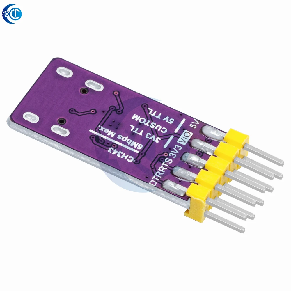 USB To Serial Port Module 6Mbps 5V/3.3V TTL CH343P Debugging Burning And Downloading Type-C Switch Instead CH340
