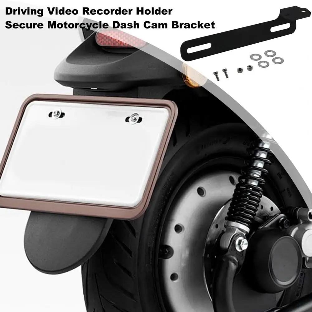 Motorcycle Dash Cam Mount Sturdy Motorcycle Dash Cam Bracket Universal Fit Motorcycle Driving Recorder Bracket for Action Camera