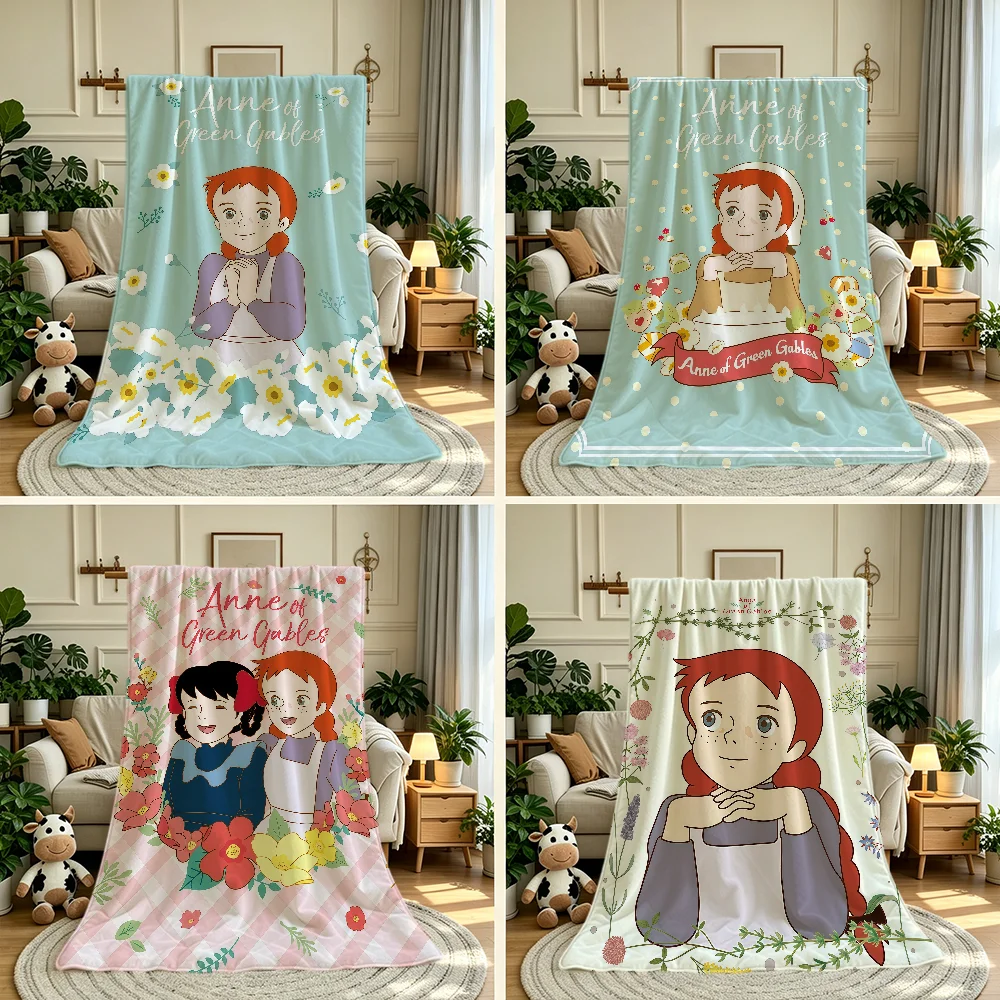 Anne Of G-green Gables Blanket Throw Super Cosy Plush Living Room Sofa Couch Childish Birthday Gifts