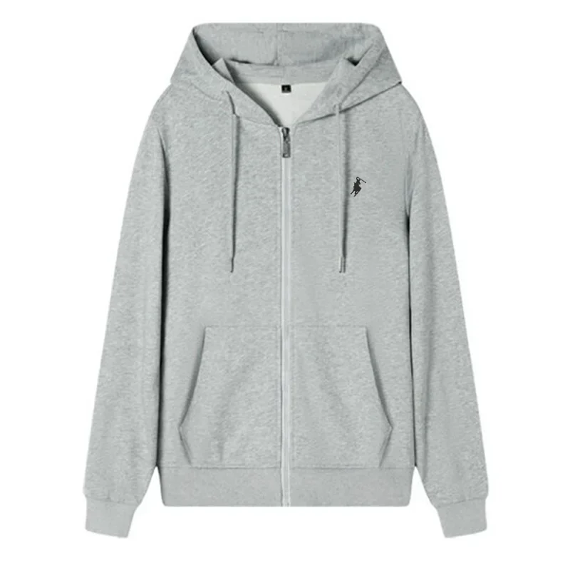 

New autumn and winter fitness men's long-sleeved zipper jacket casual men's sportswear, fashionable outdoor jogging