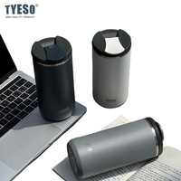 Tyeso 750ML Thermoses Travel Tumbler Office Car Cup Insulated Portable for Hot Cold Drinks Large Capacity Drinkware Vacuum Flask