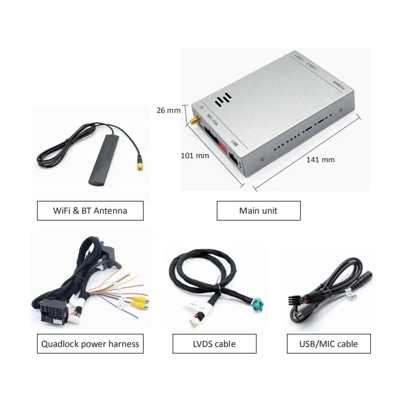 RCC system wireless CarPlay Interface for