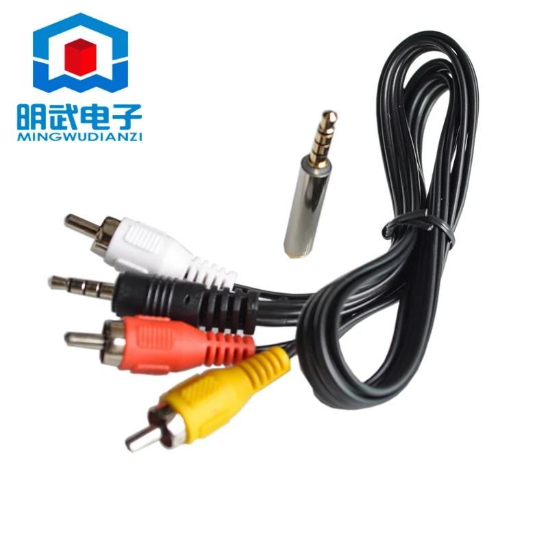 Pi 2 generation/B+ Dedicated AV Cable Directly Inserted Into 2 generation/B+ Test Available