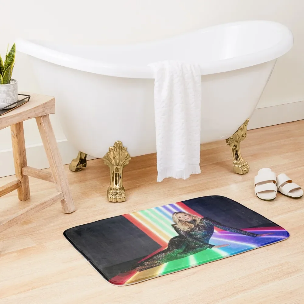 Helene Fischer Light Rainbow Bath Mat Carpet Bathrooms Bath Carpet Entrance Door Non-Slip Shower Mat