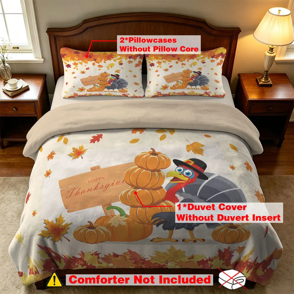 Milk Velvet 3‑Piece Bedding Set (1 Duvet Cover + 2 Pillowcases, No Inserts), black‑white plaid print. Warm, anti‑static, machine